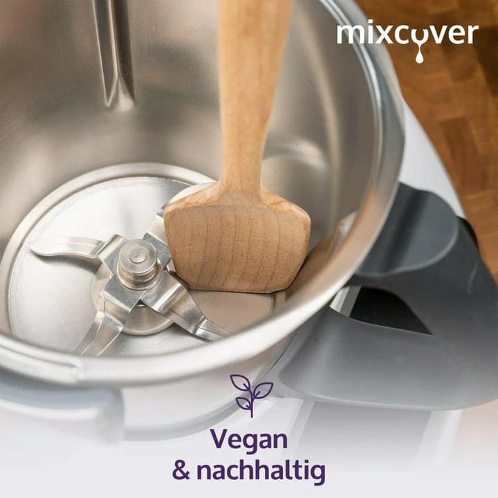 Image du produit Mixcover Spatule en bois durable pour Thermomix TM6,TM5,TM31 Spatule rotative Racloir à pâte