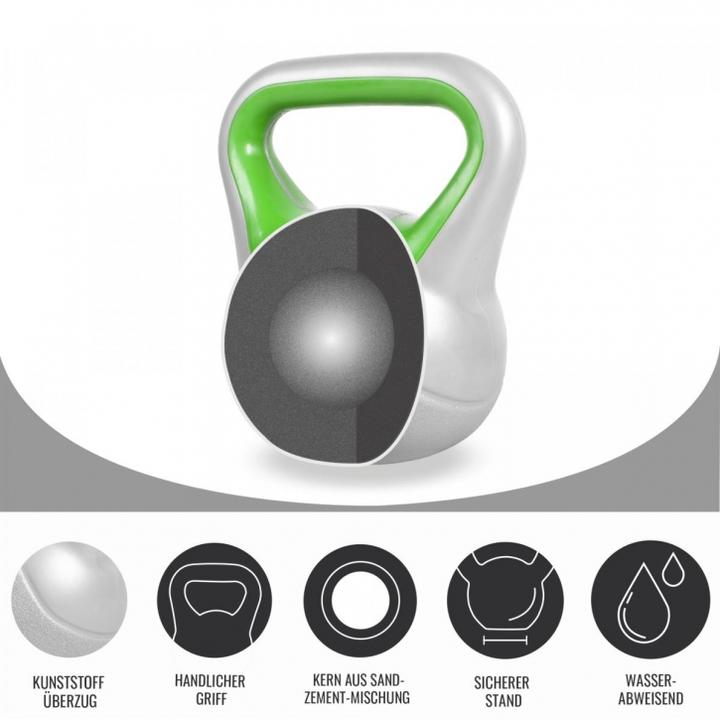 Produktbild Gorilla Sports Kettlebell Stylish (1 x 6 kg, 1 x 8 kg, 2 x 3 kg)