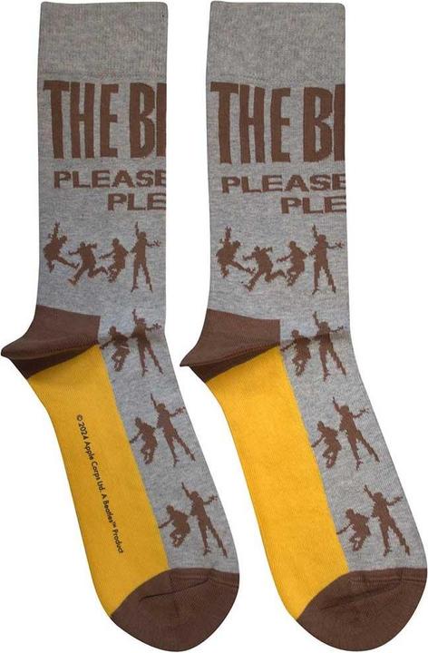 Actual product image The Beatles Unisex Adult Please Please Me Silhouette Socks (40.5 - 45.5)
