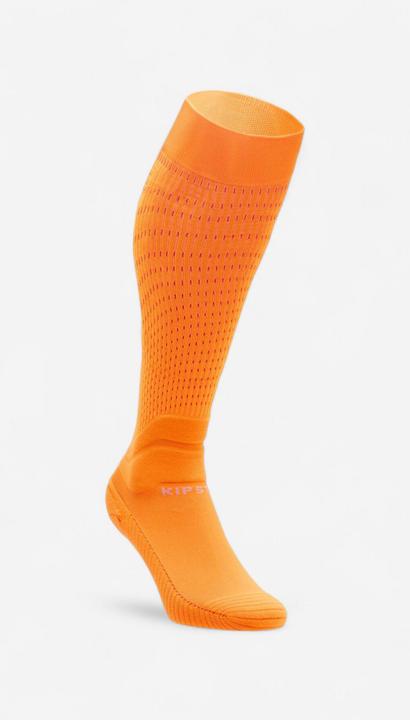 Actual product image Kipsta Women's/men's football socks - CLR orange (47, 48)