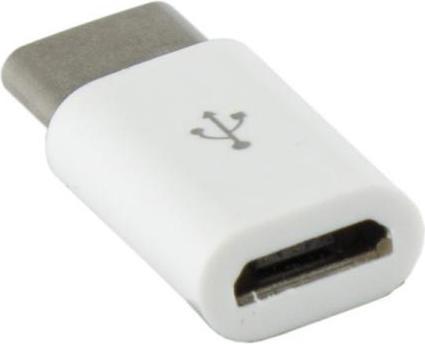 Actual product image Sbox Micro USB 2.0 F. -> TYPE C M. white AD.USB-C W (USB-A, USB-C)