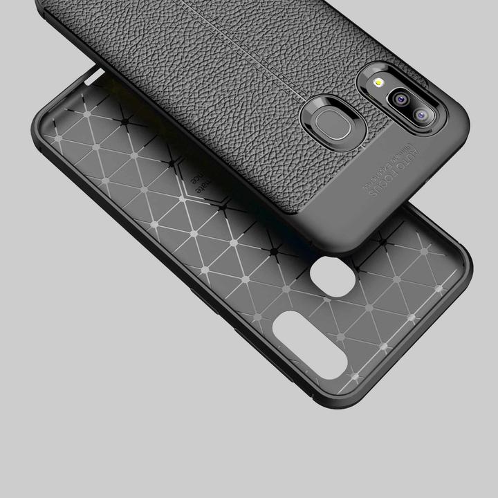 Produktbild Cadorabo TPU Cover Kunstleder Struktur (Samsung Galaxy A20e, Samsung Galaxy A10e)