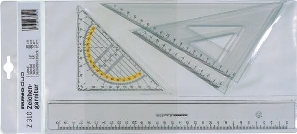 Immagine prodotto Rumold Set da disegno 4 pezzi grigio fumo