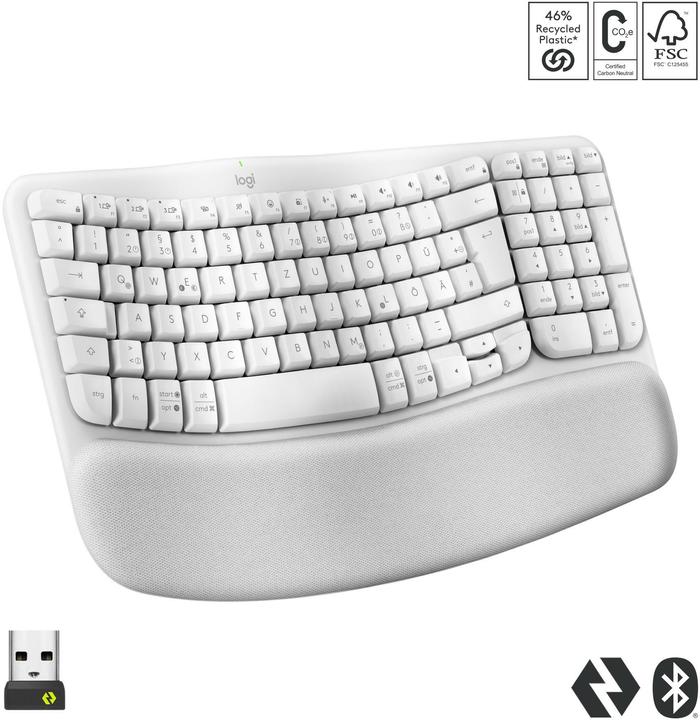 Image du produit Logitech Wave Keys (CH, Sans fil)