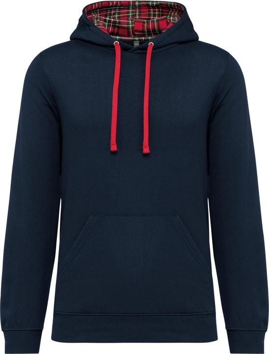 Navy, Red Tartan