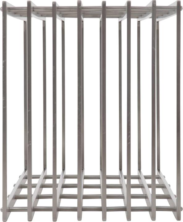 Immagine prodotto CLP Porta legna Irving 40x50x100, acciaio inox (40 x 50 x 100 cm)
