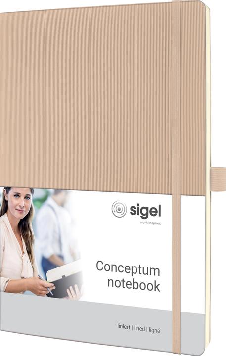 Image du produit Sigel Carnet Conceptum (187 x 270 mm, À rayures, Couverture rigide)