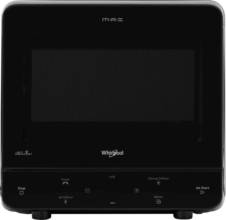 Actual product image Whirlpool MAX 34/BL microwave Countertop Solo microwave Black (13 l)