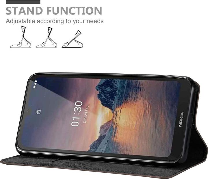 Produktbild Cadorabo Book Invisible Magnet Cover (Nokia 1.3)