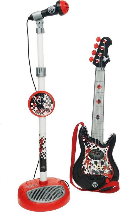 Immagine prodotto Mickey Mouse Chitarra musicale per bambini con microfono di Topolino