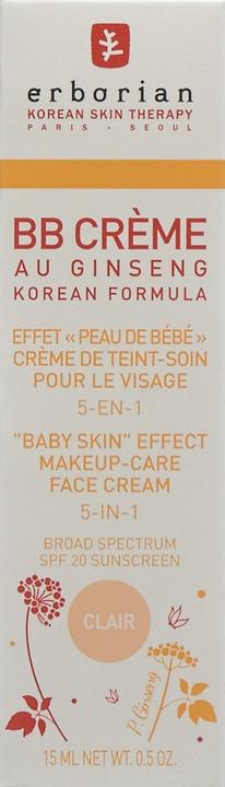 Image du produit Erborian BB - Crème Clair (Clair)