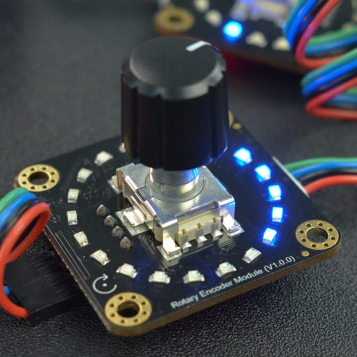 Produktbild DFRobot Gravity 360° I2C Rotary Encoder Modul mit LED