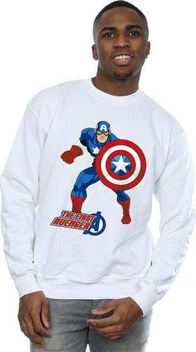 Image du produit Captain America - Sweat THE FIRST AVENGER - Adulte (L)