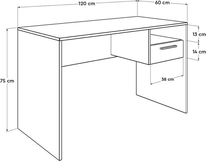 Image du produit Kalune Design Jamie (120 x 75 x 60 cm)