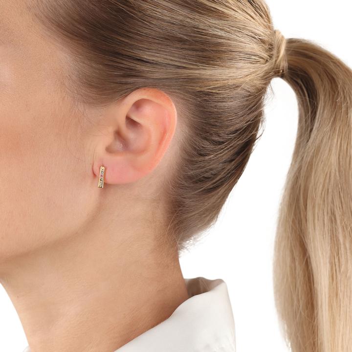 Image du produit Amor Boucles d'oreilles pour femmes, argent 925 sterling, zirconium synth. (Argent 925)