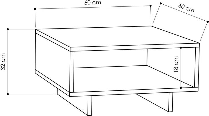 Produktbild Skye Decor Koen (60 x 32 x 60 cm)