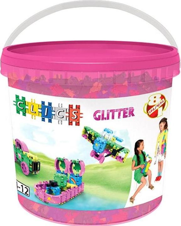 Image du produit Clics Building Blocks - Jeu de construction pailleté 8in1