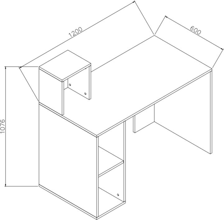 Produktbild Hanah Home Caiden (120 x 107.5 x 60 cm)