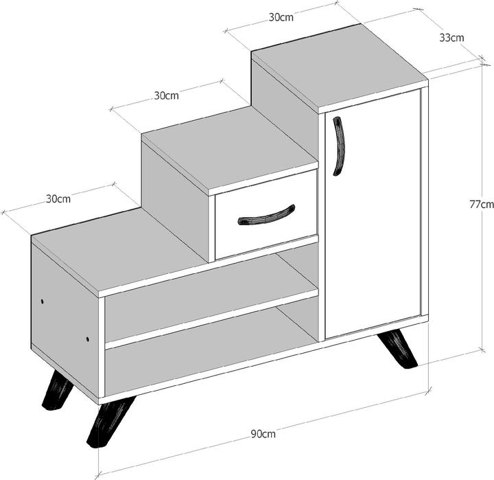 Hanah Home Annie (90 x 33 x 77 cm)