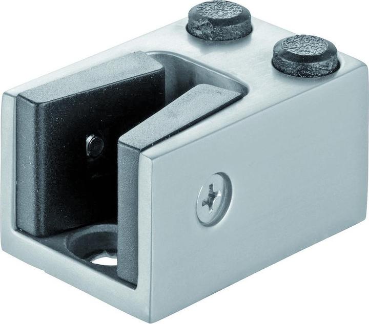 Helm Anschlagpuffer unten Glas 8-12,76 mm Aluminium schwarz matt