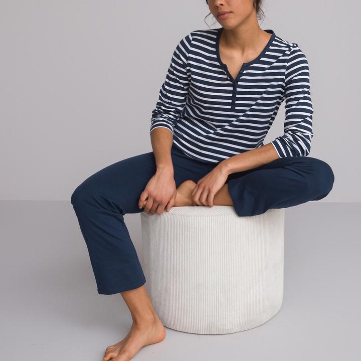 Actual product image La Redoute Collections Cotton Jersey Pyjamas (42)