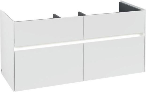 Actual product image Villeroy & Boch V&B Vanity unit COLLARO 1154x546x444mm w LED Bel White Matt (115.5 x 44.5 x 54.5 cm)