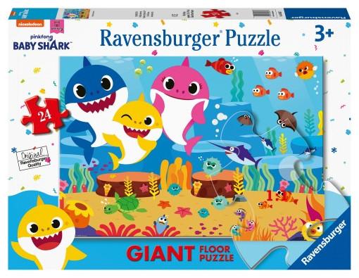 Actual product image Ravensburger 03067 Floor Puzzle 24 pcs. Baby Shark (24 pieces)