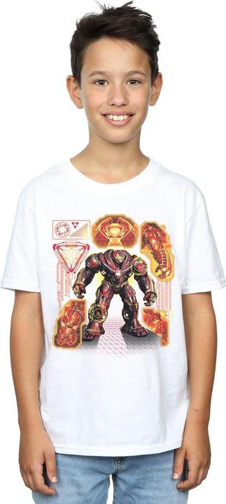 Image du produit - T-shirt AVENGERS INFINITY WAR HULKBUSTER BLUEPRINT - Garçon (152, 158)