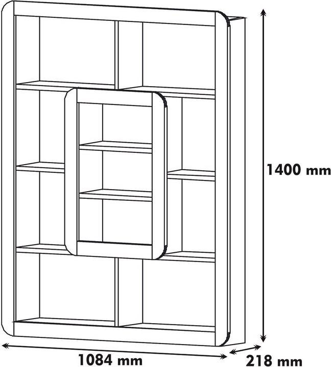 Actual product image Hanah Home Brayden (109 x 24 x 140 cm)
