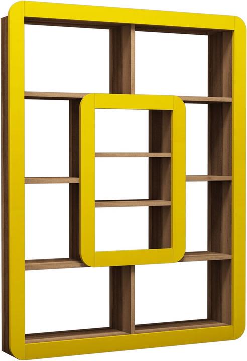 Walnut and yellow