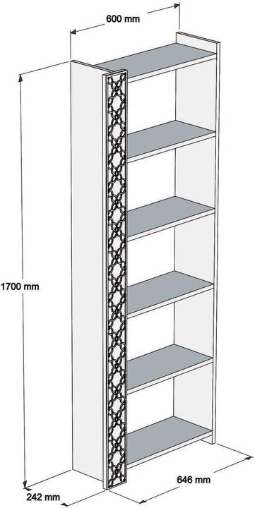 Produktbild Hanah Home Duke (64 x 24 x 170 cm)