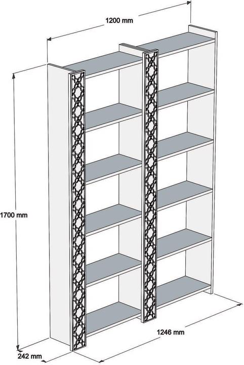 Actual product image Hanah Home Duke (124 x 24 x 170 cm)