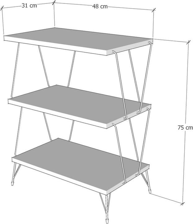 Actual product image Skye Decor Haylee (48 x 31 x 75 cm)