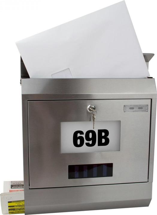 Actual product image Dema Briefkasten "Solar" mit Zeitungsrolle