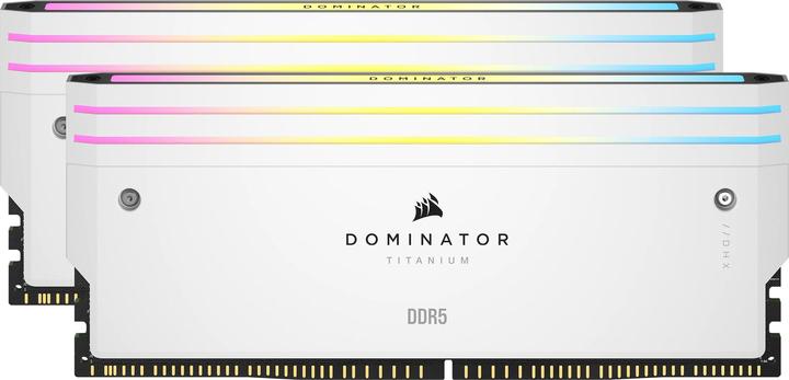Produktbild Corsair DOMINATOR Titanium Light Enhancement Kit, 2-up config, Functional LEDs, White Heatsink, no DRAM ICs (Mehrfarbig)