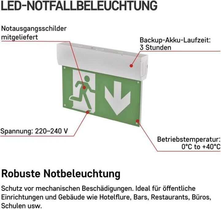 Produktbild Emos Notausgangsschild