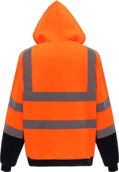 Produktbild Yoko Hoodie mit durchgehendem Reissverschluss Signalkleidung Sicherheit (XL)