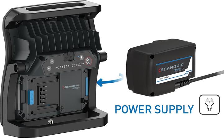 Image du produit Scangrip Fournisseur d'électricité POWER SUPPLY CONNECT L83xP124xH72mm