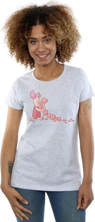 Immagine prodotto Disney Winnie The Pooh Piglet Chain Of Hearts Maglietta Donna (L)