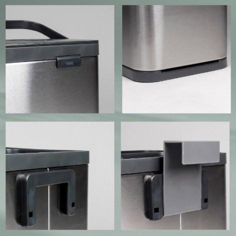 Produktbild Kela Silberner Plata Biomüllcontainer