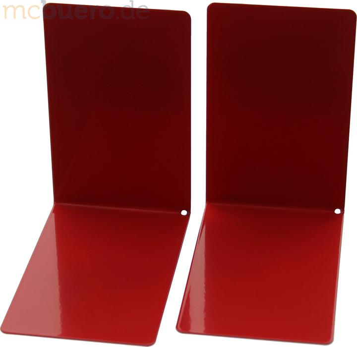 Actual product image Alco Bookends 85x140x140mm metal red