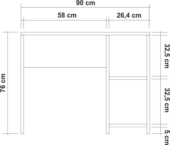Actual product image Homitis Archer (90 x 50 x 76 cm)