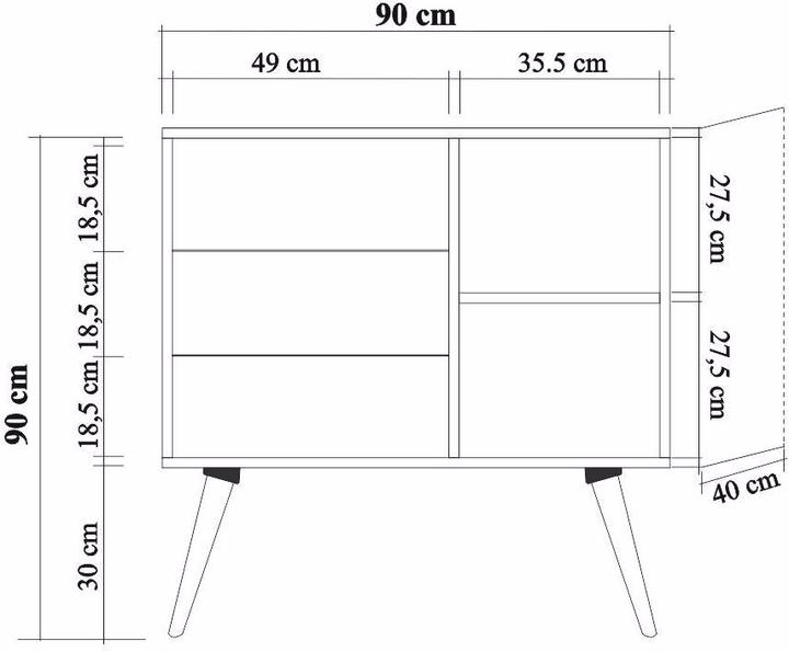 Image du produit Homitis Lea (90 x 90 x 40 cm)