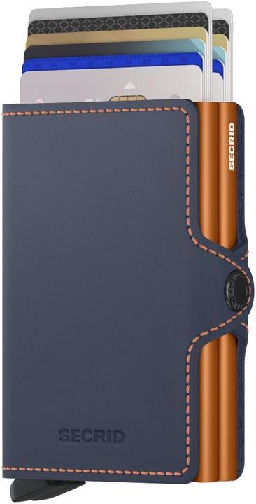 Produktbild Secrid Twinwallet MATTE night blue-orange