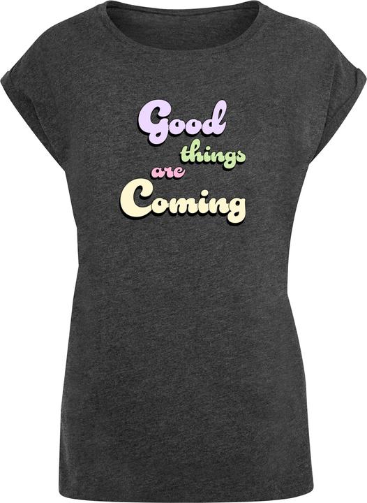 Merchcode Ladies Good Things Extended Shoulder Tee - 112623