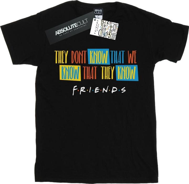 Produktbild Friends They Don't Know Script TShirt (3XL)