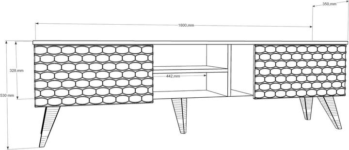 Actual product image Hanah Home Prince (180 x 53 x 35 cm)