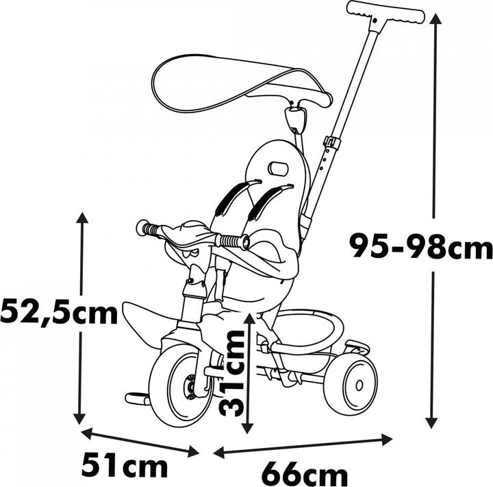 Produktbild Smoby S.Life Baby Balade Tricycle