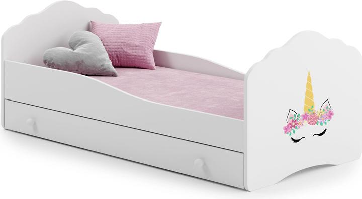 Produktbild ADRK Furniture Bett mit Matratze und Schublade CASIMO UNICORN 160x80 (160 x 80 cm)