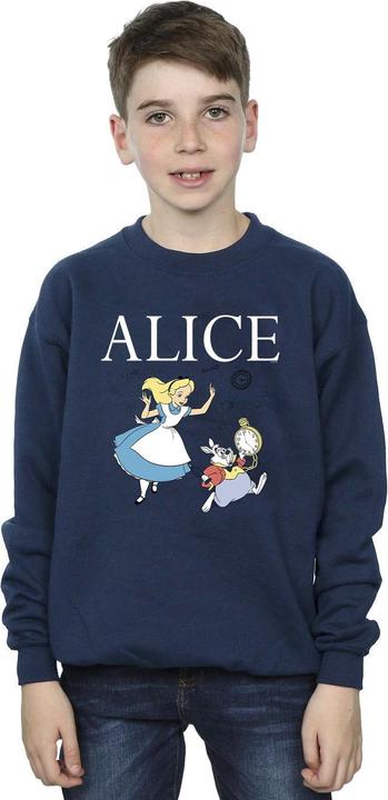 Actual product image Disney Boys Alice In Wonderland Follow The Rabbit Sweatshirt (152, 158)